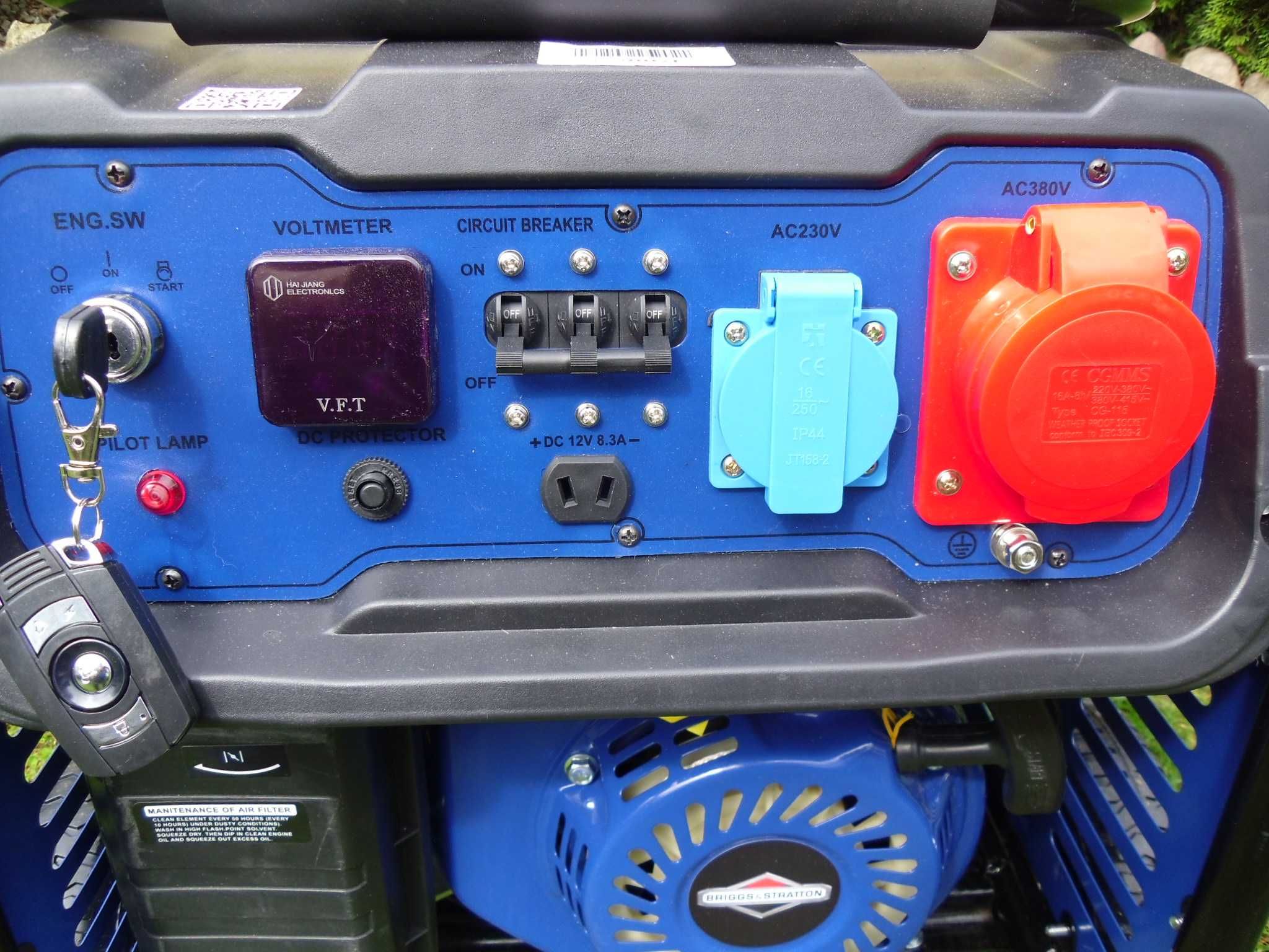 Agregat, Generator prądotwórczy CALDENHOF DFC 442F
6,9 kW, AVR