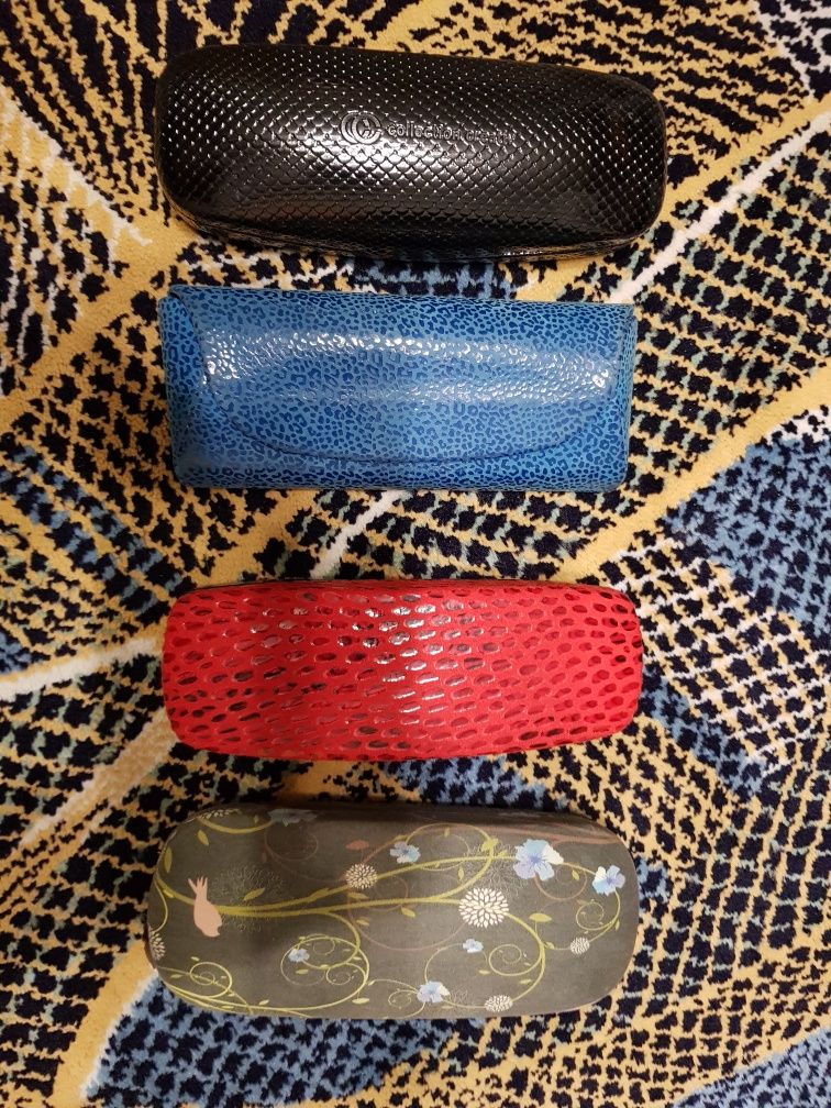Etui na okulary różne wzrory