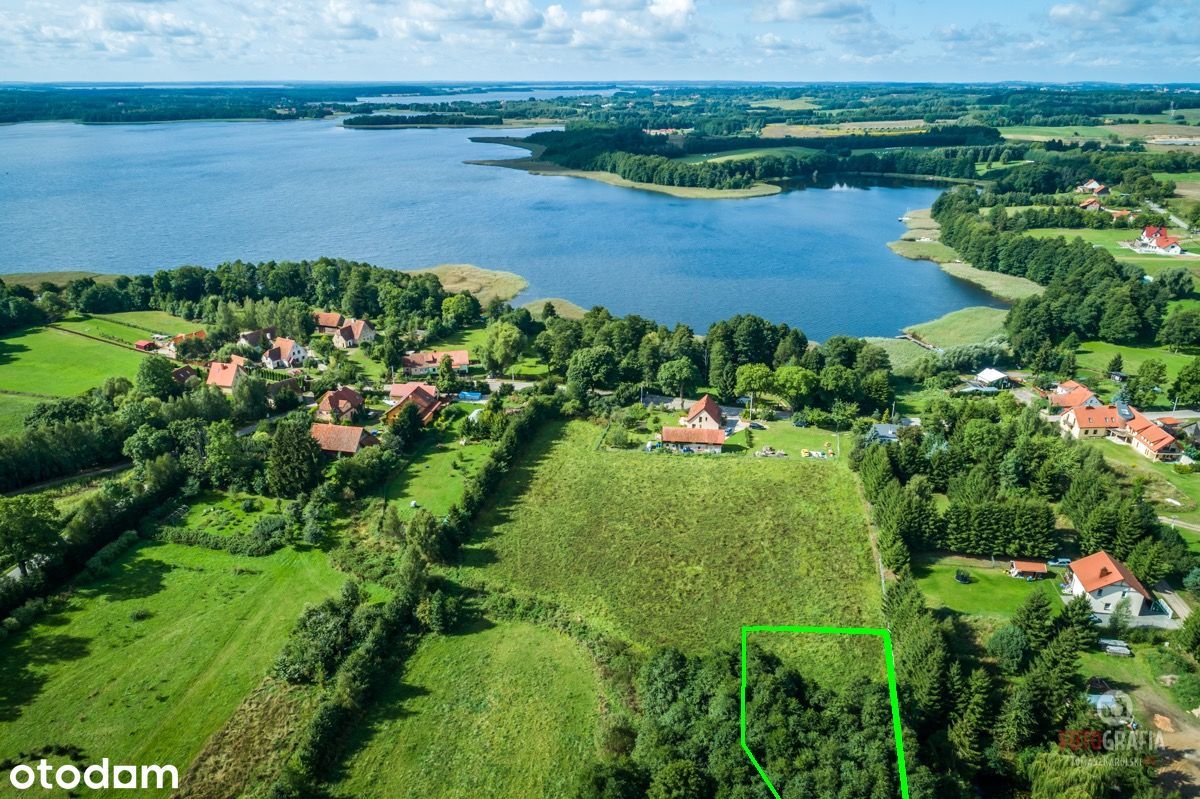 Działka 150 m od jeziora Stręgiel SWJM