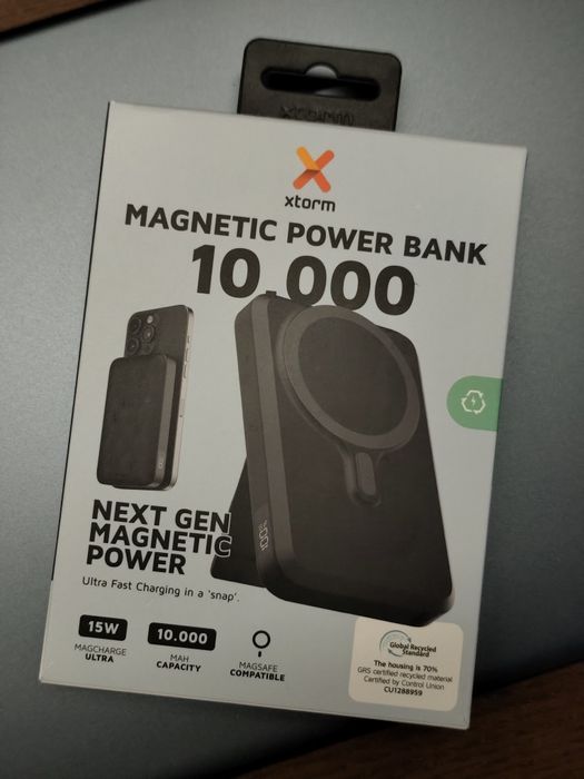 Magnetyczny powerbank indukcyjny MagSafe 15W XTorm 10 tys 20W +kabel