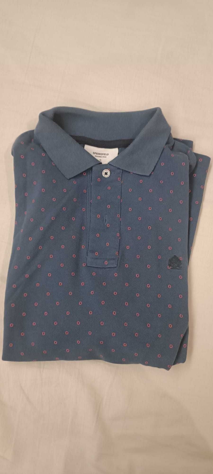 4 polos Springfield, 3 tamanho M e um tamanho S. preço lote