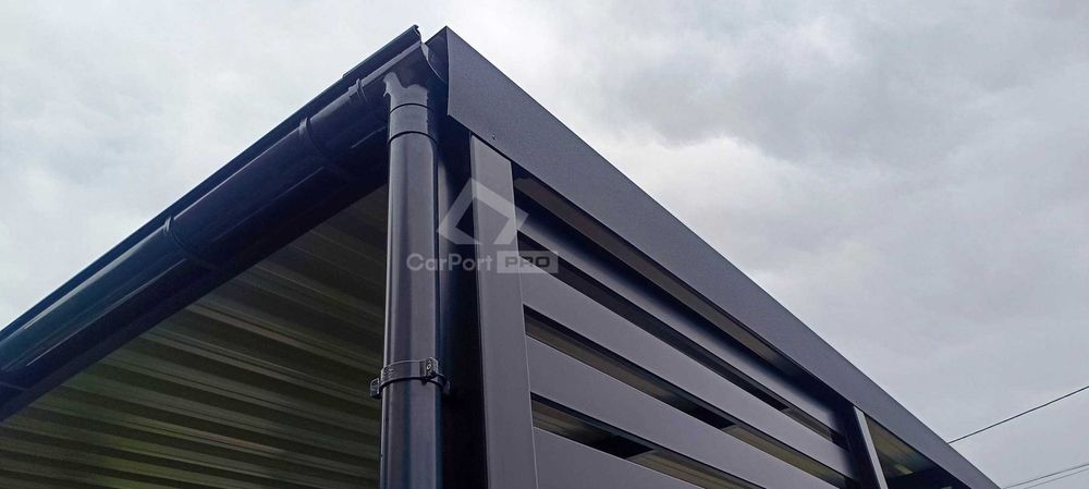 CarPort PREMIUM wiata samochodowa 5x5 dodatkowa zabudowa CP112