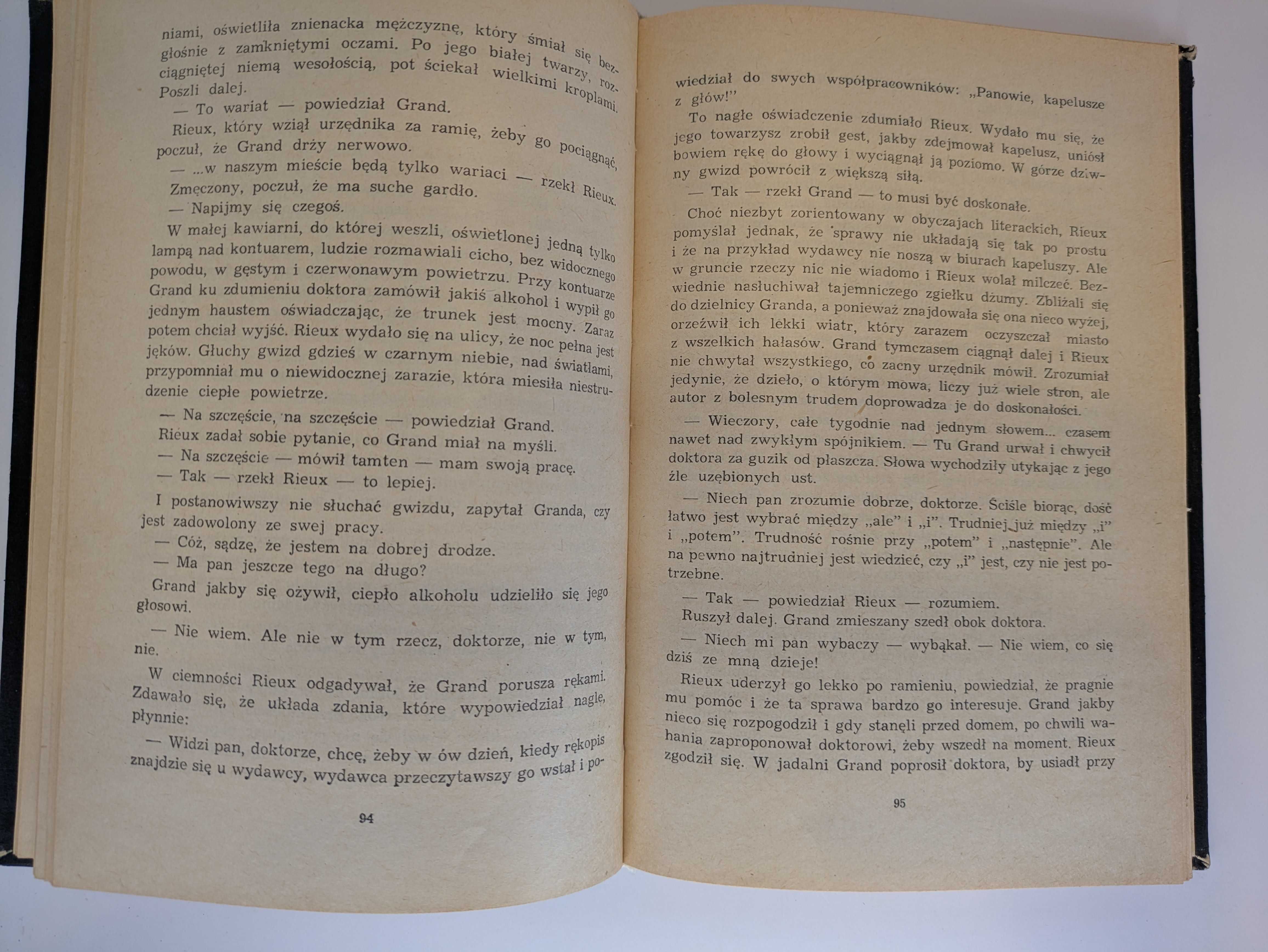 Dżuma – Albert Camus - 1967 r
