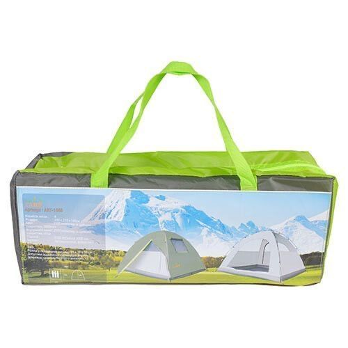 Намет 3-4х місний двошаровий GreenCamp 1668/N4