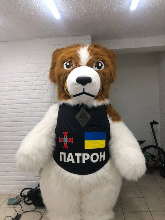 Пес Патрон, Білий мішка, білий ведмідь, аніматор пневмо мішка, ростова