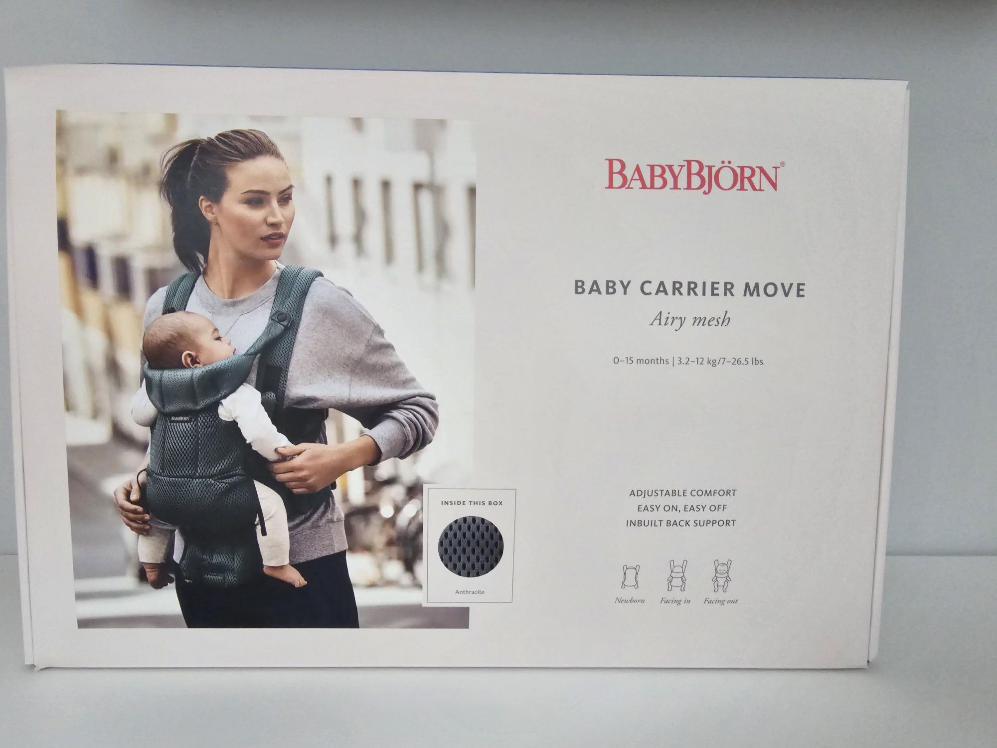 BabyBjorn nosidełko dla niemowląt Move antracyt