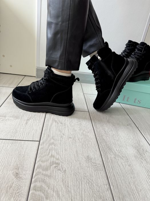 Ботинки зимові натуральна шкіра