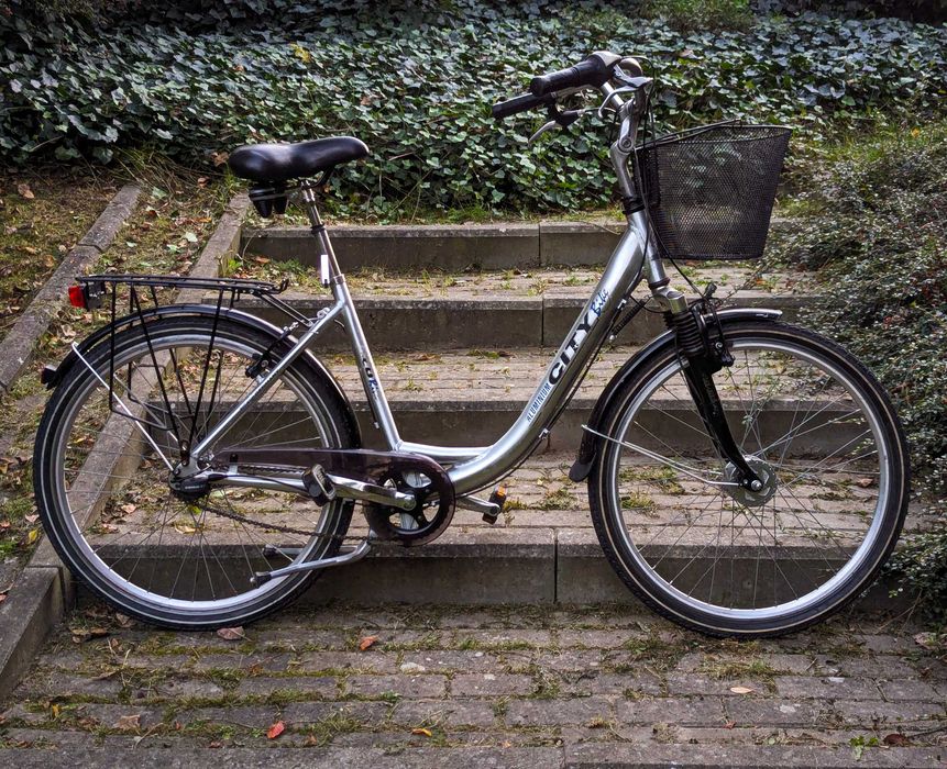 Rower trekkingowy aluminiowy City Bike 26" SRAM 7 biegów