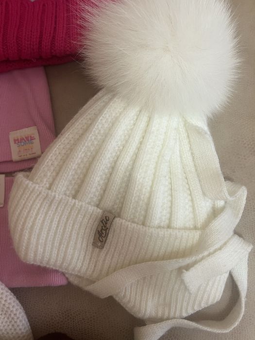 Фірмові шапки комплект снуд для дівчинки Lenne Arctic