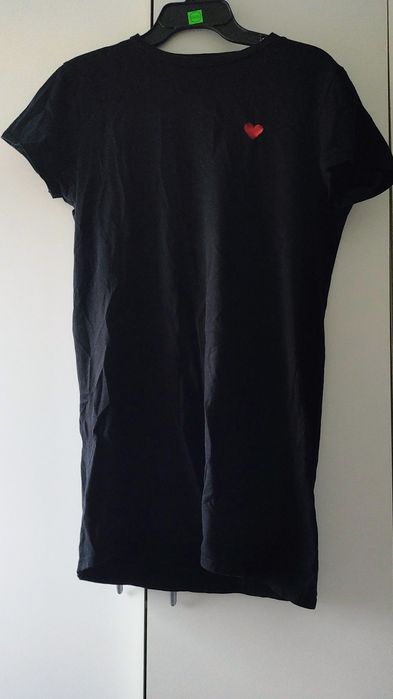 Tunika XXS XS S czarna Prettylittlething