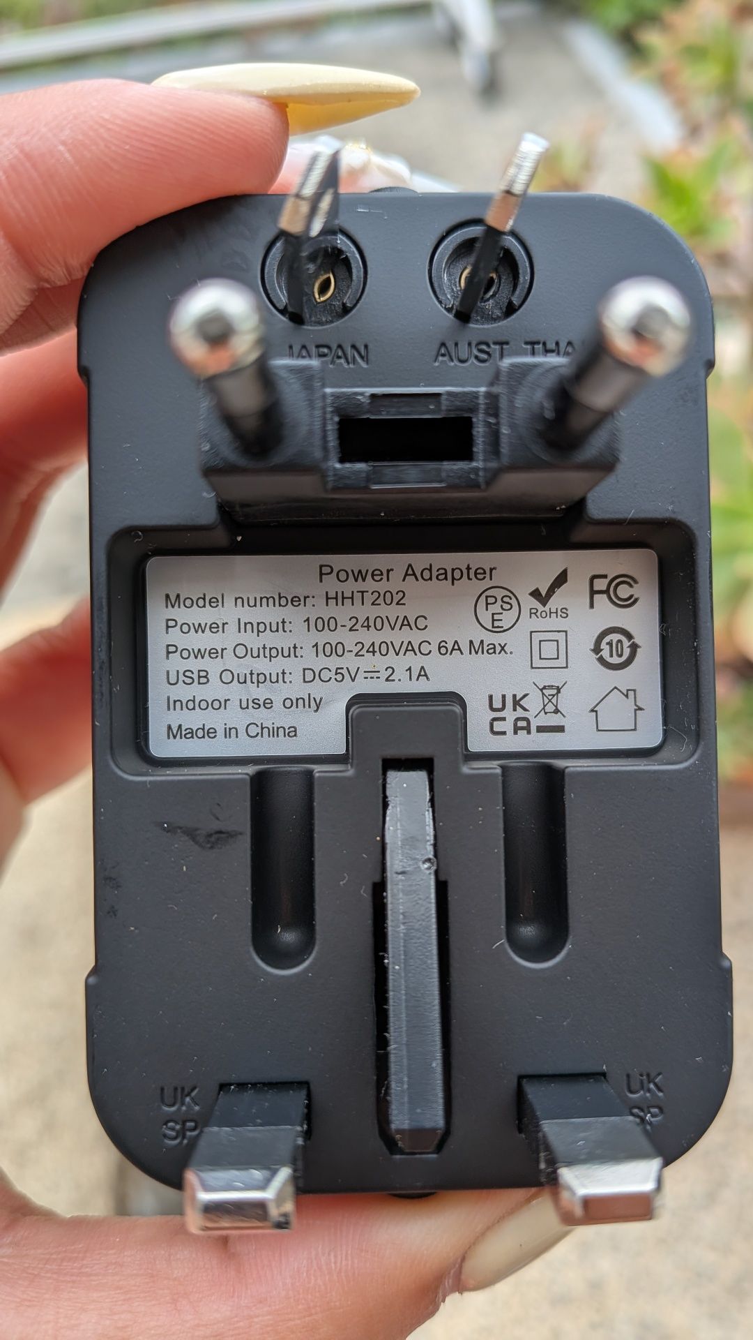 Adaptador universal de tomadas