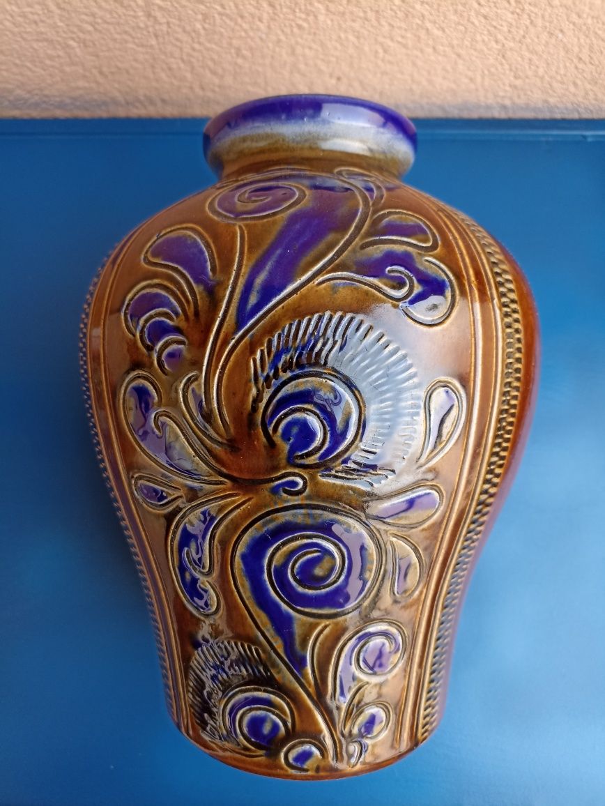 Jarra em cerâmica "flambée" (cerâmica flamejada)