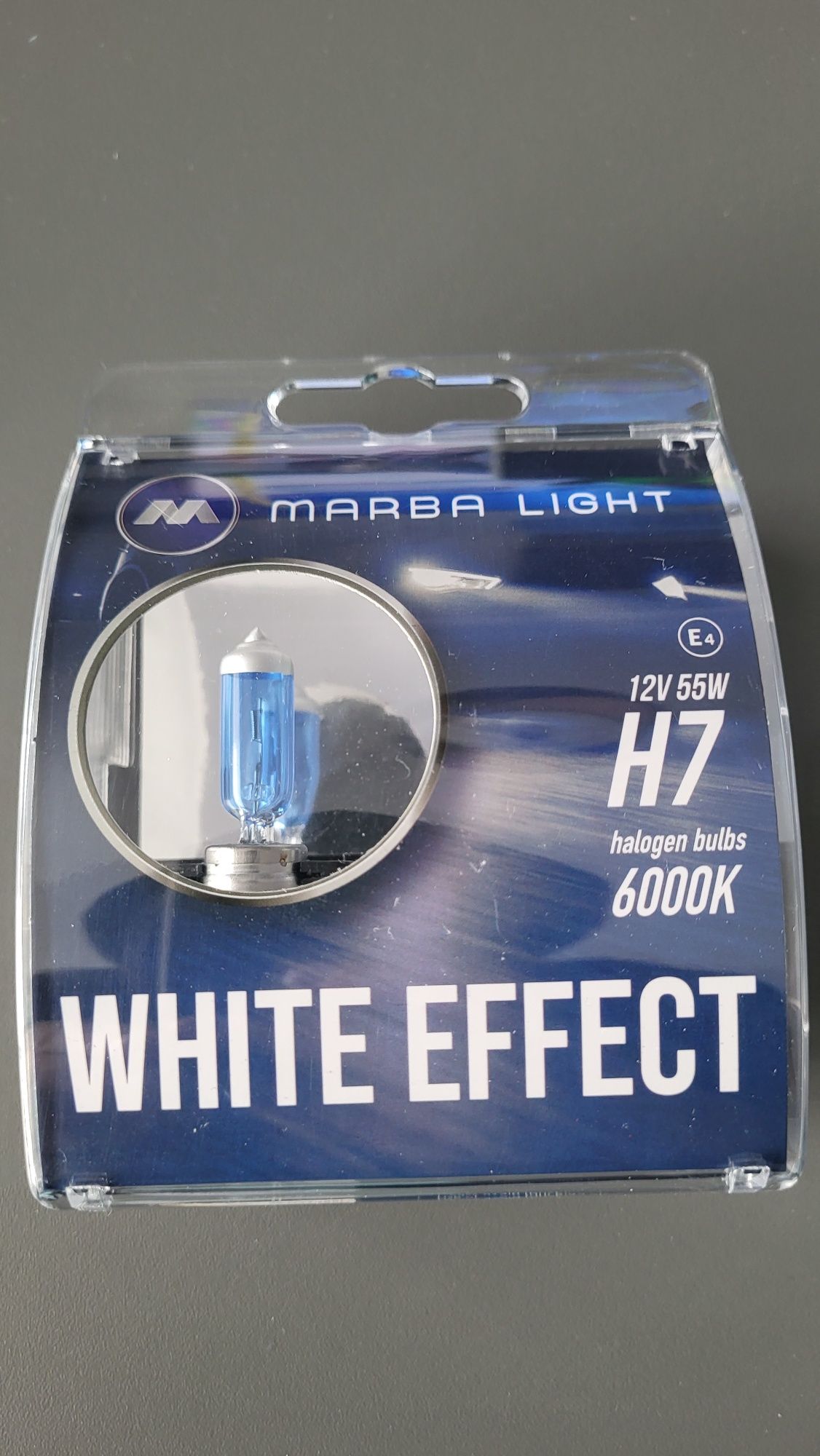 Żarówki H7 White Effect 6000k, 2 sztuki