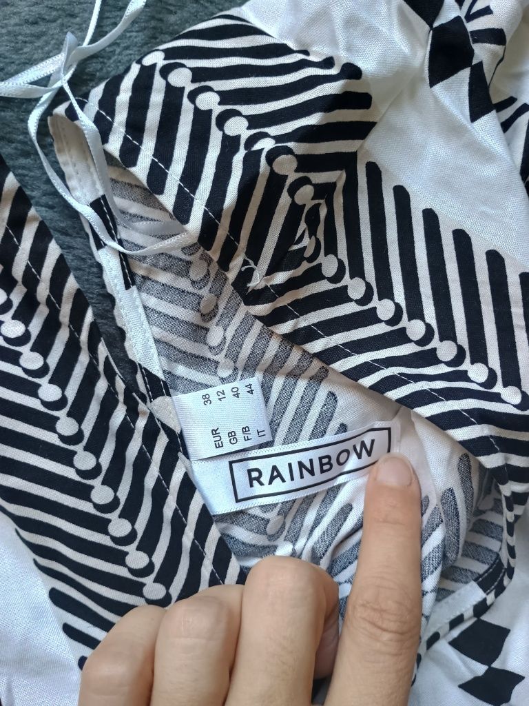 Letnia sukienka z wiskozy boho Rainbow