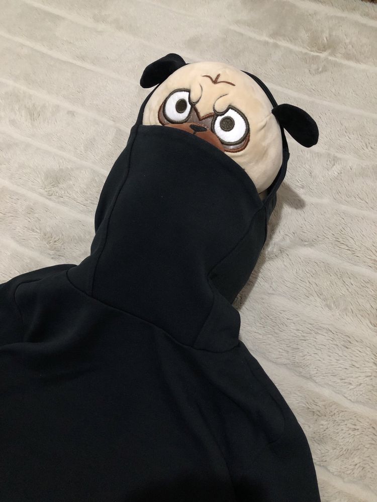 NINJA (M) NIKE Tech Fleece Black кофта закрывает лицо оригинал теч фли