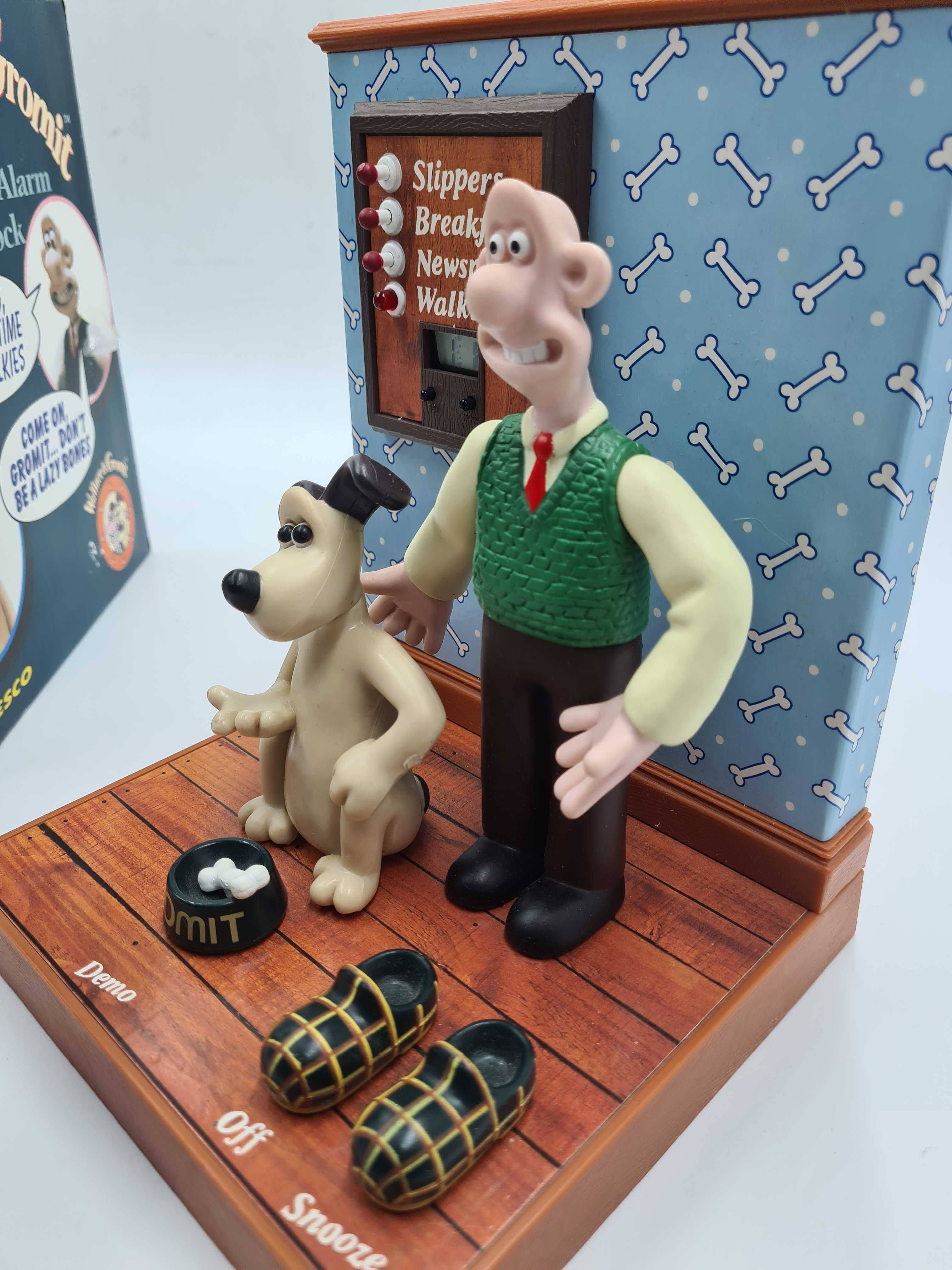 Wallace and Gromit figurka zegarek Unikat 1995 rok