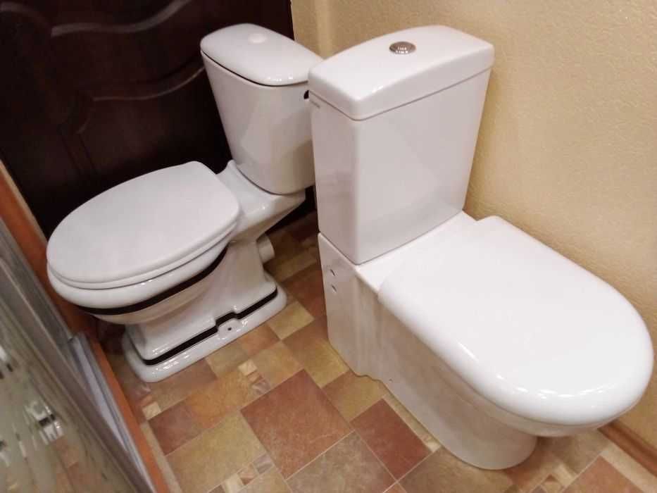 Продам унітаз з бачком і кришкою(комплект) 2 шт