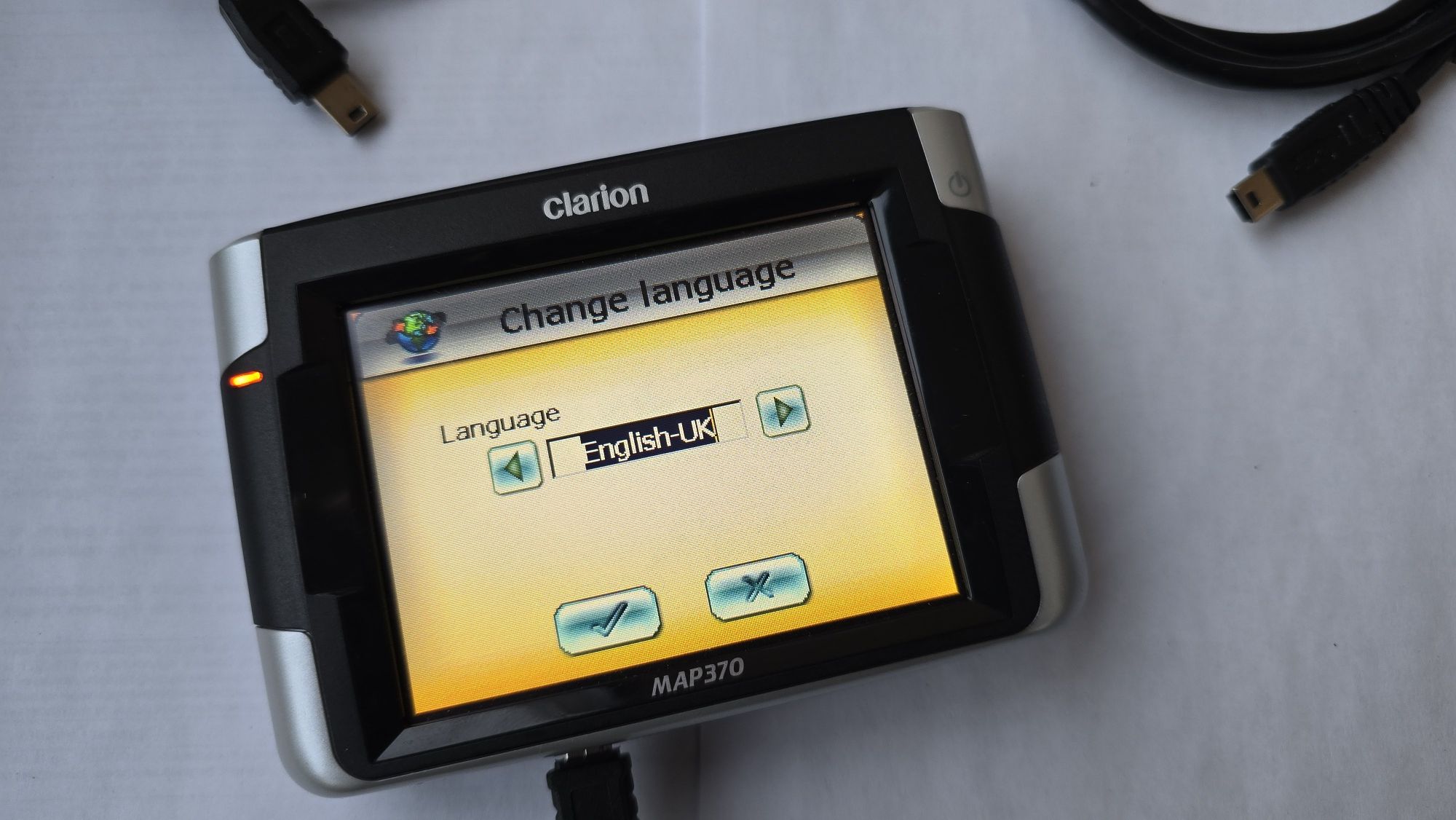 Навигатор GPS clarion map 370 кларион кларілон ЖПС навігатор