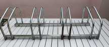 Suporte de bicicletas chão Aço Galvanizado