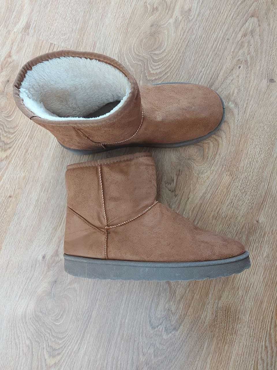 Be You brązowe miękkie męskie buty zimowe w stylu ugg rozmiar 42