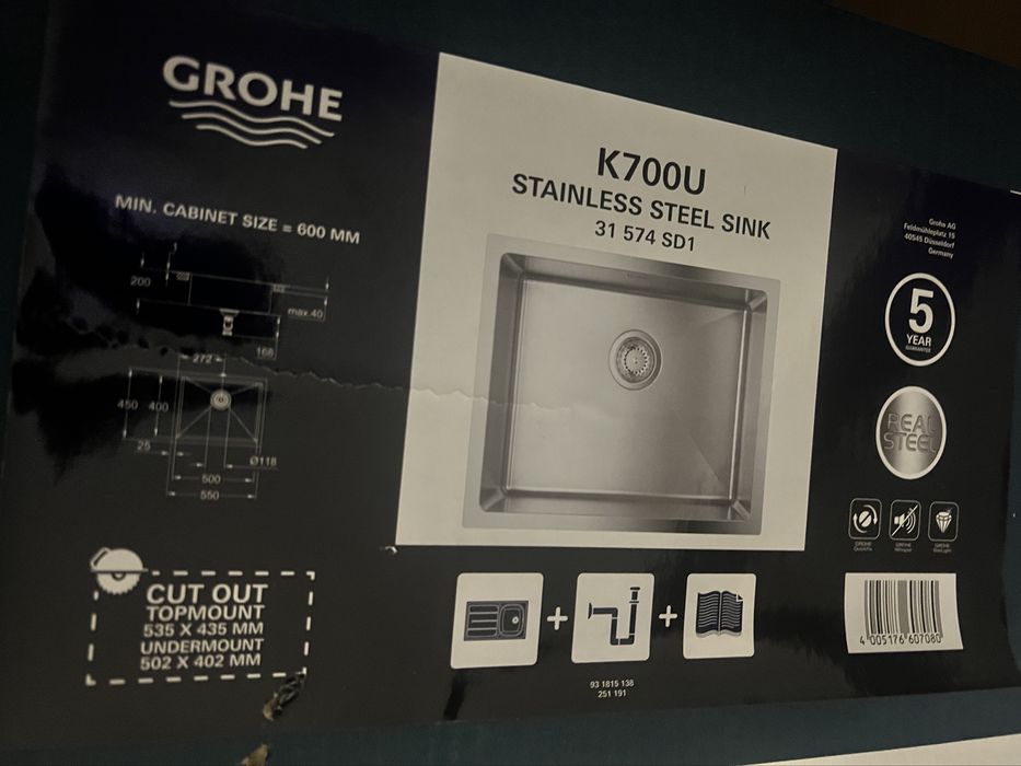 Grohe k700u - zlewozmywak