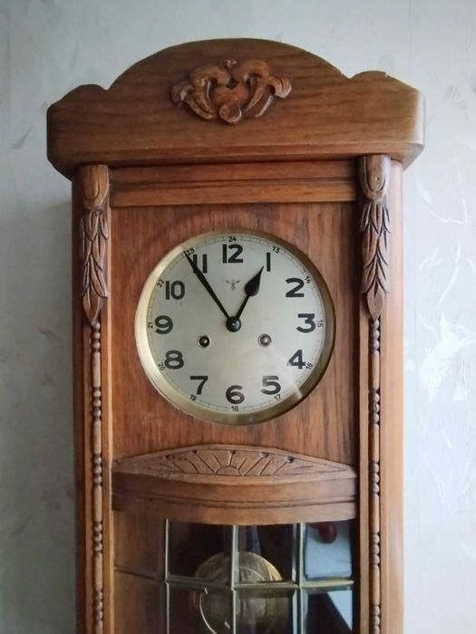 Zegar wiszący MAUTHE 1935r. ładny stan.