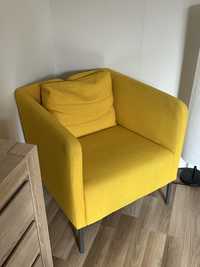 Fotel IKEA EKERÖ żółty yellow