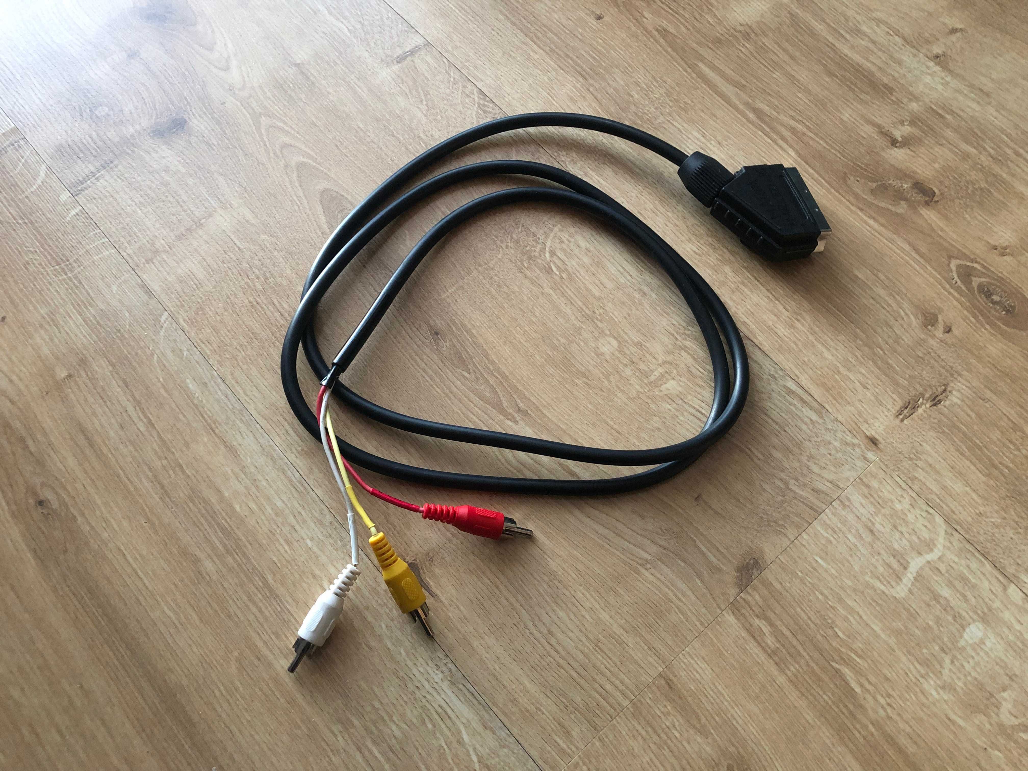 komplet 9 kabli - kable - HDMI, EURO, sygnałowy, inne...