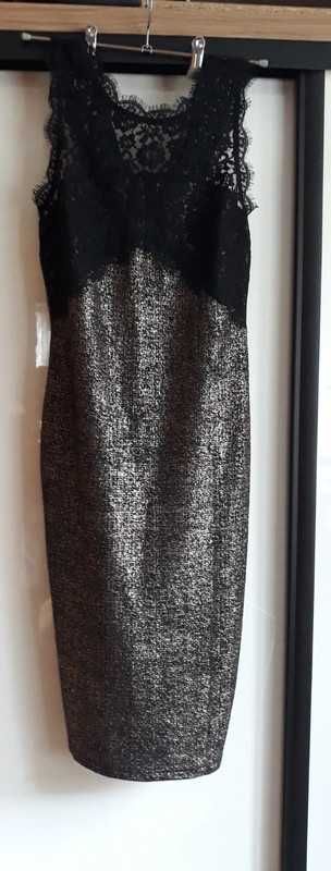 New look sukienka glamour midi L