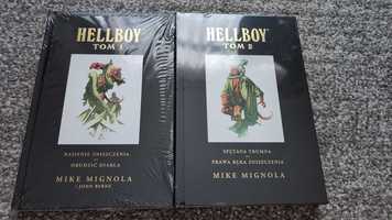 Hellboy tom 1 i 2 Mike Mignola Egmont nowe w folii