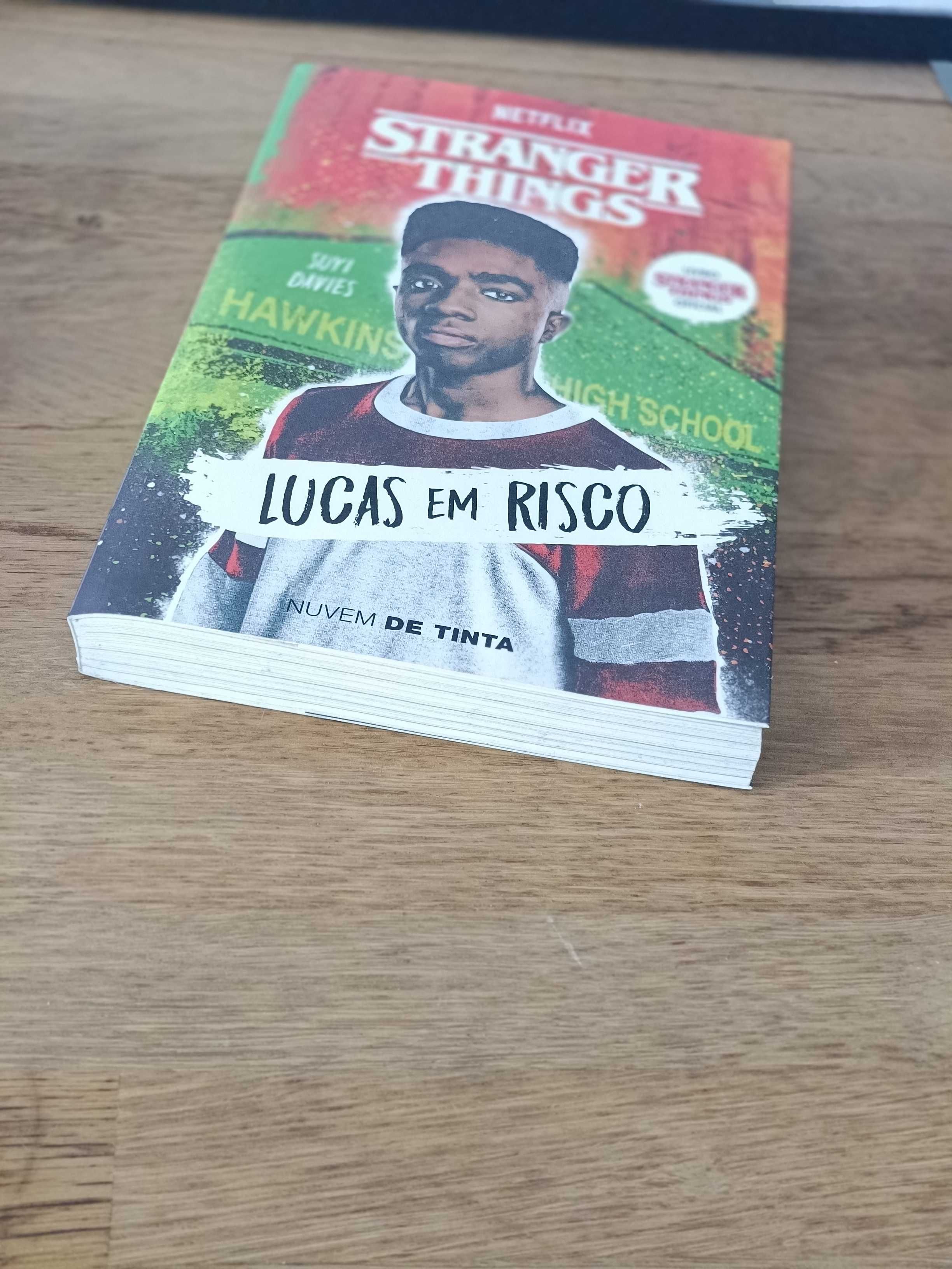 Livro Stranger Things - Lucas em risco