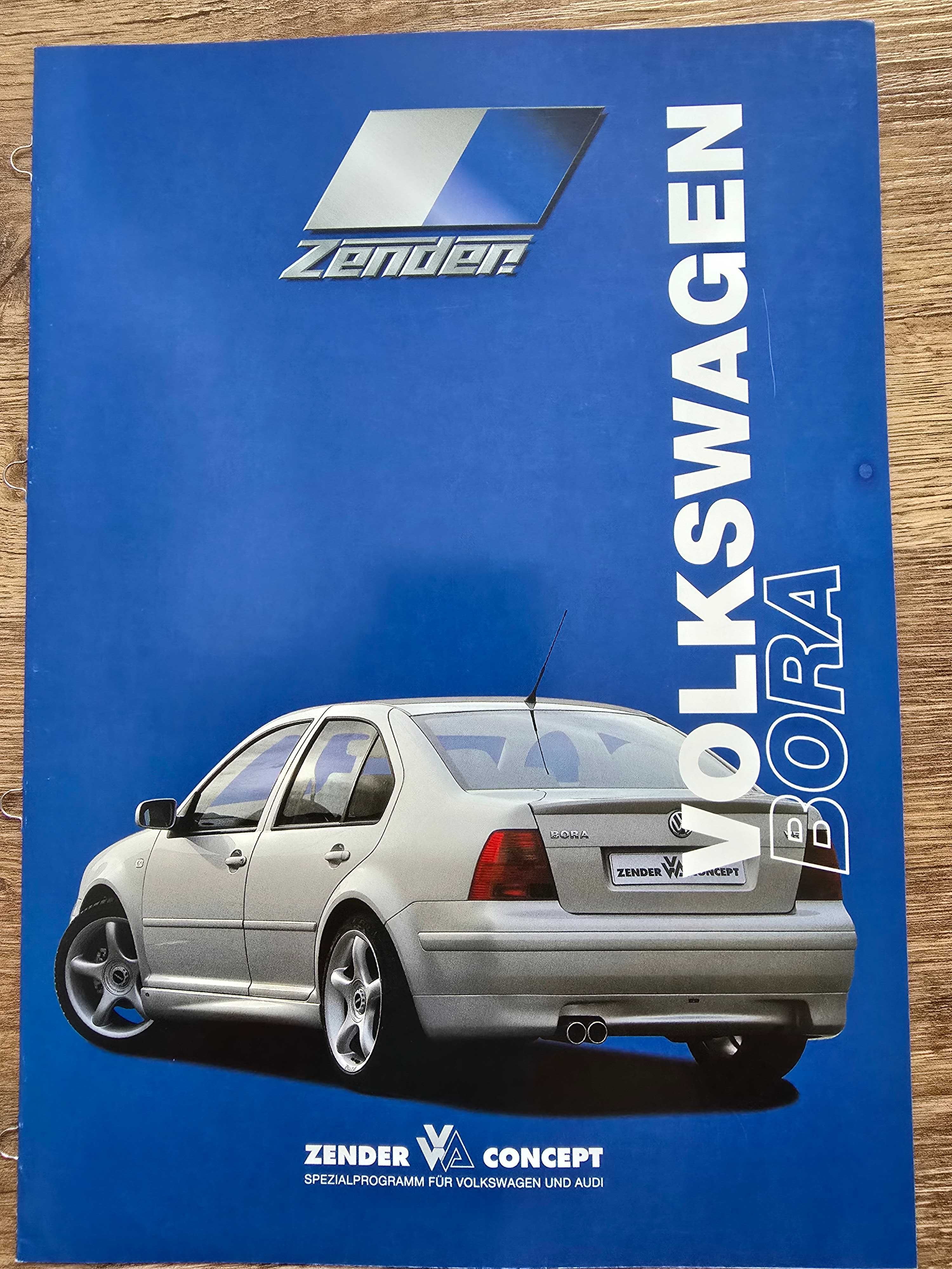 Prospekt Zender VW Bora