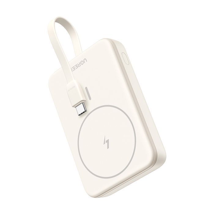 Powerbank magnetyczny 10000mAh Ugreen PB760, wbudowany kabel, 20W