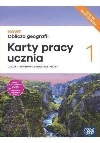 Nowe Oblicza Geografii 1 Karty Pracy + Podręcznik Podstawowy 2024