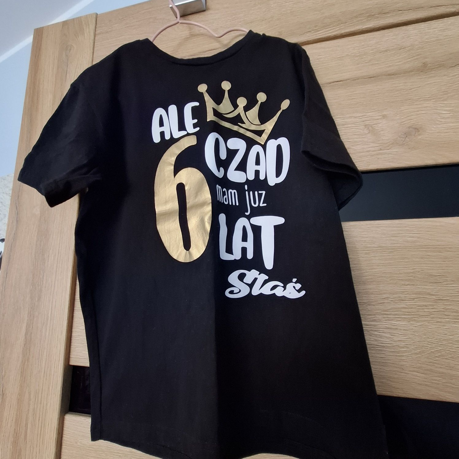Bluzka z napisem na urodziny 6lat Staś