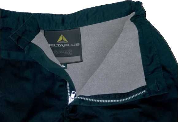 NOWE Spodnie robocze do pasa MACH2 Delta Plus M2PW3 szaro-pomarańcz. L