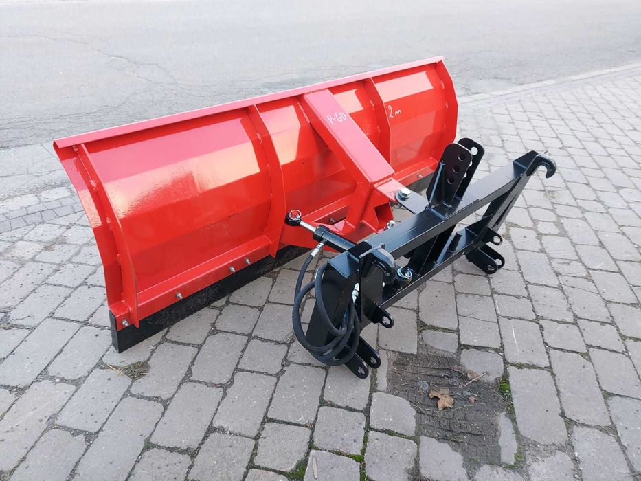 Lemiesz gumowy wzmacniany linkami ze stali Spych śnieżny od 1,5m do 3m