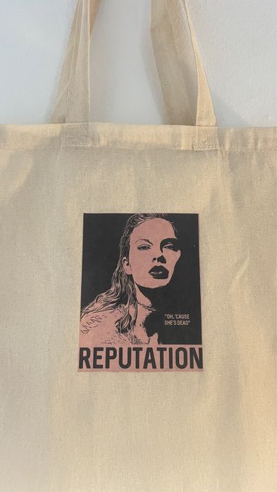 Taylor Swift reputation tote bag