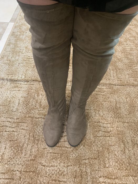 Чоботи ботфорти р.38 (24см)