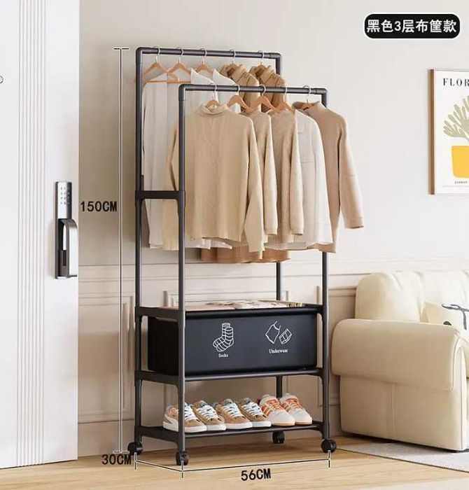 Вішалка Стійка для одягу підлогова Стелаж Вешалка для одежды