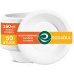 miski papierowe z bagassy o pojemności 350 ml (400 sztuk)