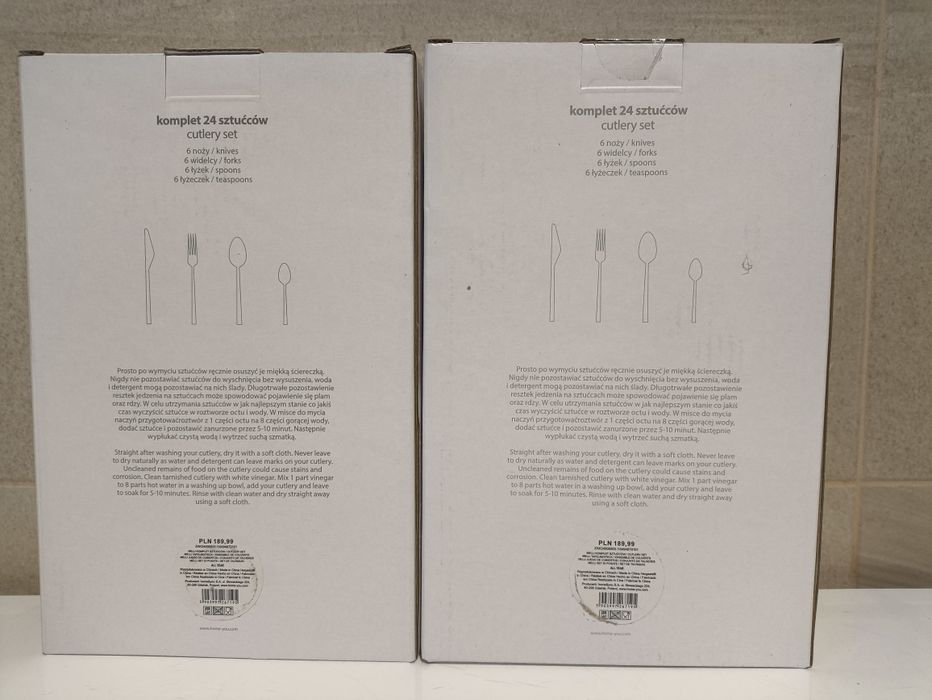 Komplet sztućców - srebrne home&you