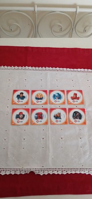 Cromos holográficos da Marvel