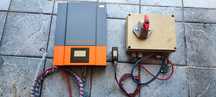 Inwerter solarny 3kw 24v DC 230V MPPT 450V 80A off-grid + balanser