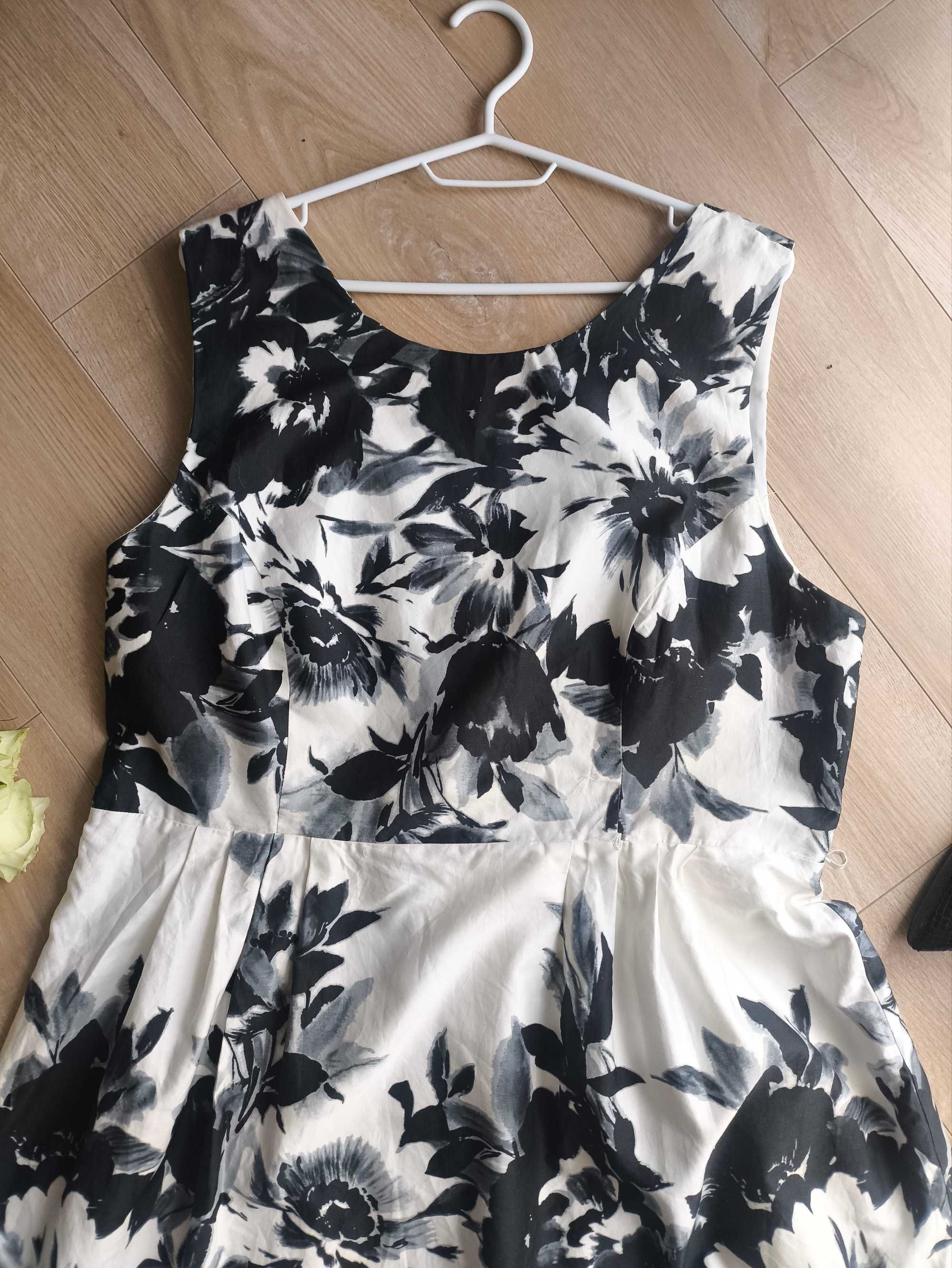 sukienka letnia z bawełny w stylu retro,XXL