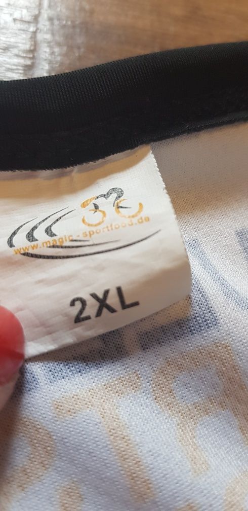 Koszulka kolarska XXL letnia bez rękawów na zamek rowerowa