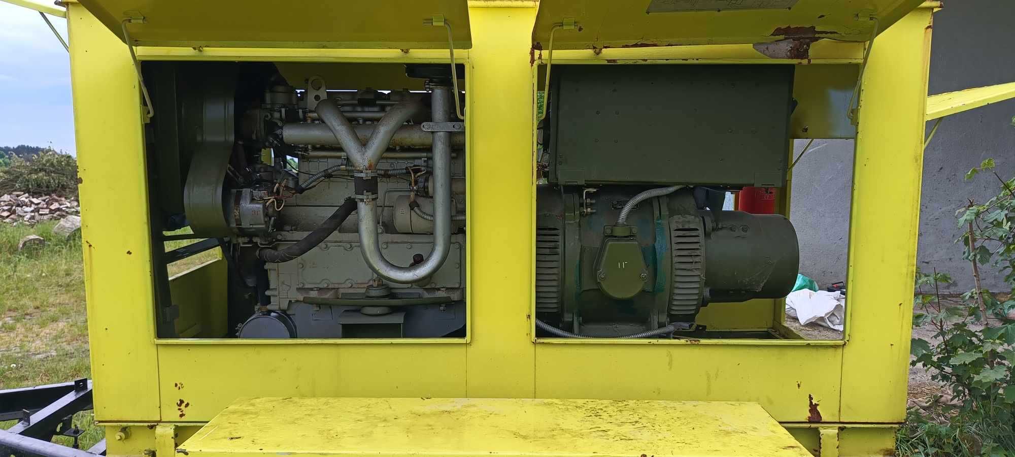 agregat prądotwórczy 15kw wojskowy ZSRR jak nowy 54mth