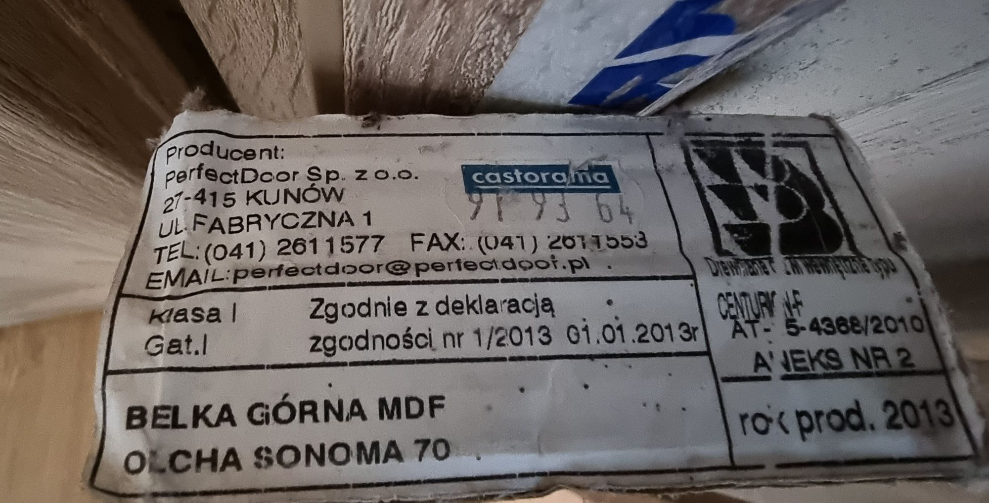 Drzwi łazienkowe