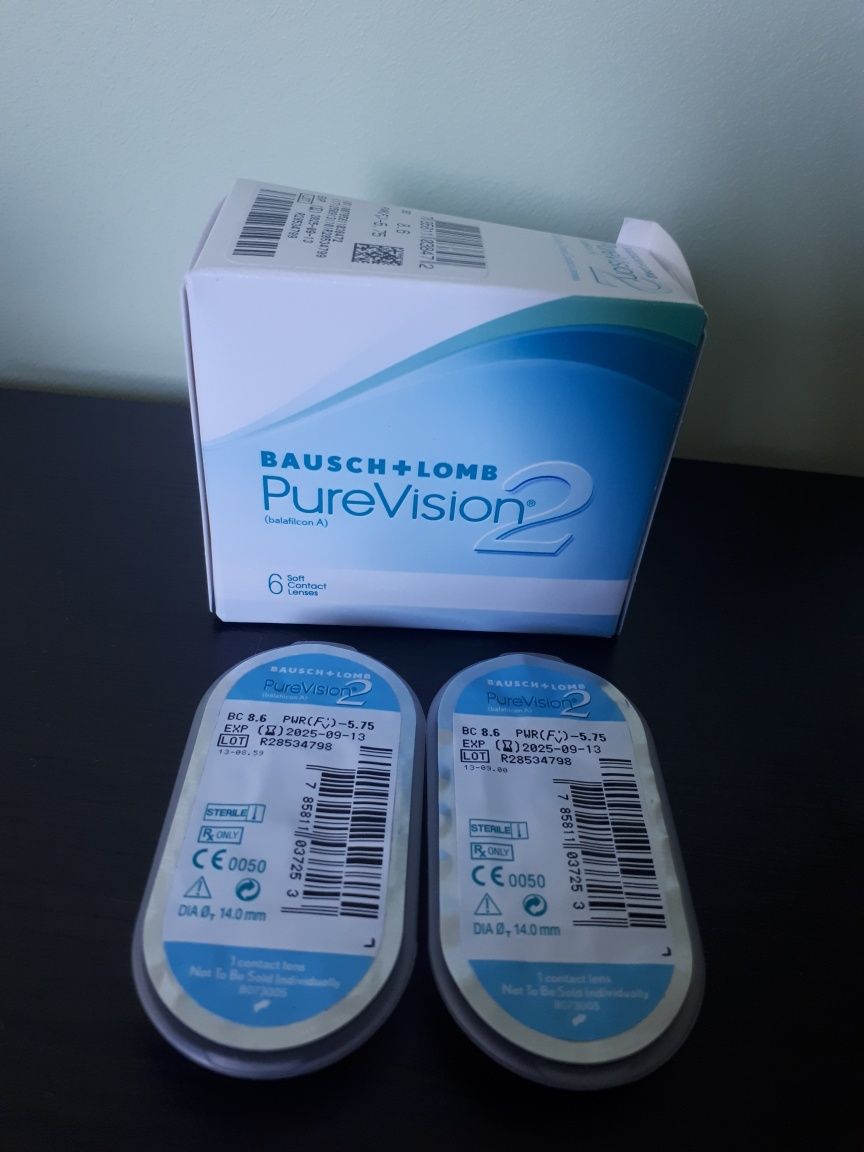 Soczewki kontaktowe Bausch + Lomb Pure Vision 2