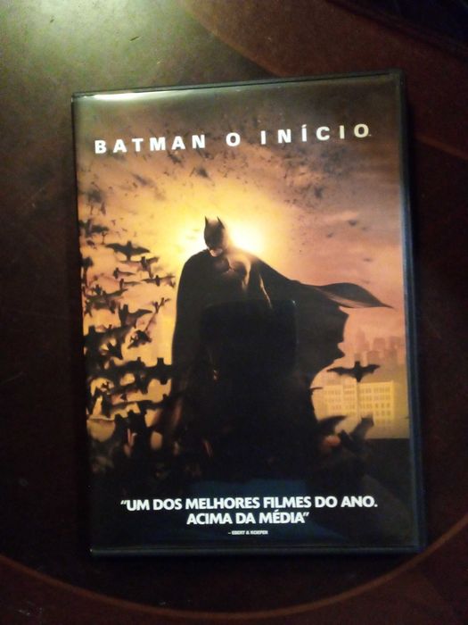 Dvd do filme com o titulo de «Batman o Início» de Christopher Nolan